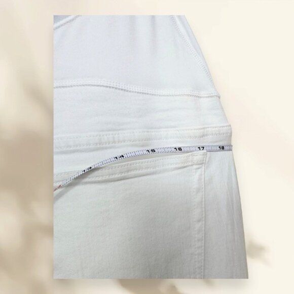 J. Crew White maternity jean signature stretch Slim Fit Full Length Size 31 NWT - Picture 6 of 8